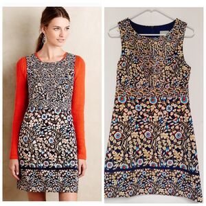 Maeve Anthropologie Brindle dress office siren